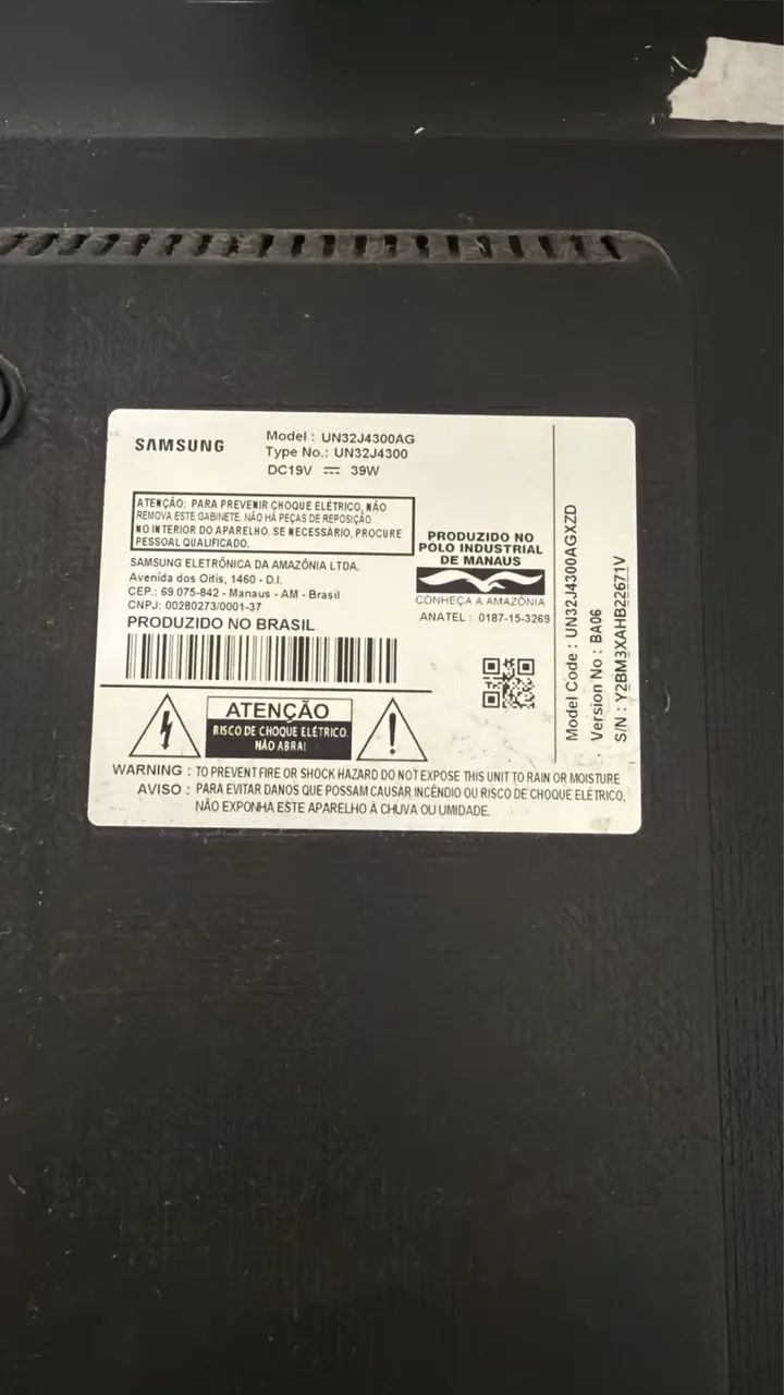 Tv Samsung 32 ploegada UN32J4300AG - Foto 2