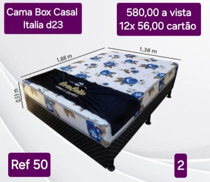 Cama box de casal 