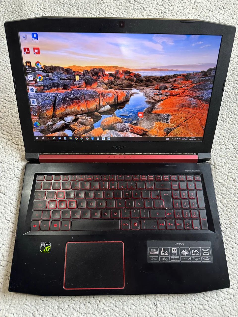Notebook gamer nitro 5 ssd 512gb com 16gb de ram