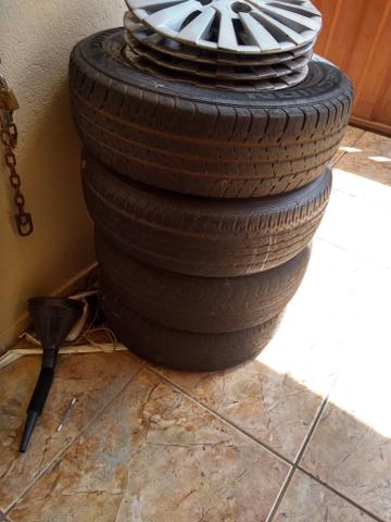 Rodas gol aro 13 mas pneus