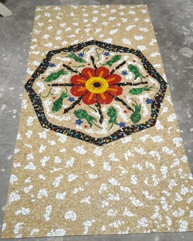 Mandala pra piso, mosaico, artistico, revestimento, rosa dos ventos, piso mosaico - Foto 6