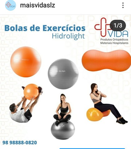 Bolas Suíças disponível todos os tamanhos.