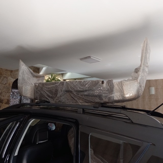 para choques fibra, originais, grand vitara 3 portas, prata, completos - Foto 4
