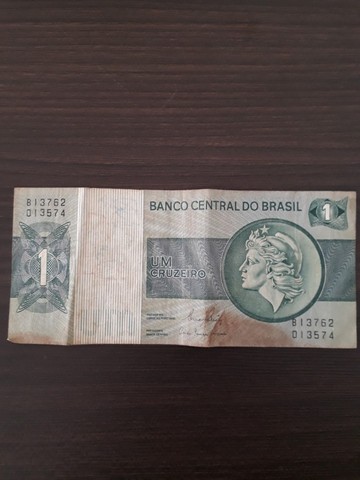 Nota 1 Cruzeiro - Brasil- Usada