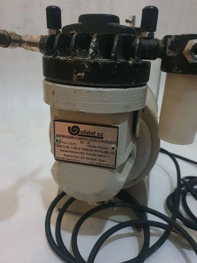 Aspirador Compressor Cirurgico Olidef cz AC 45 - Foto 5