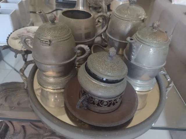Jogo de Chá Porcelana Antigo | Móvel de Antiquário Porcelana Mauá Usado  90330633 | enjoei