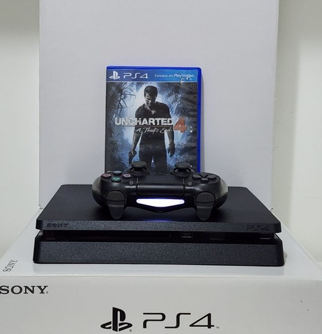 PlayStation 4 1000GB - Cinzento - Edição limitada Uncharted 4 + Uncharted 4