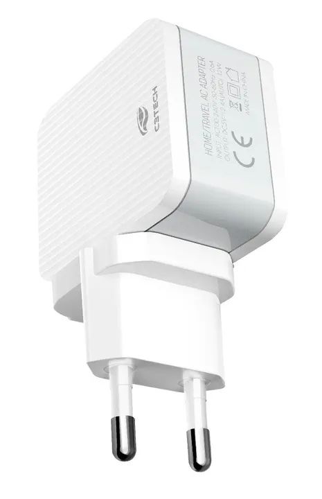 CARREGADOR USB 2,4A C3TECH UC-215WH BIVOLT - Foto 2