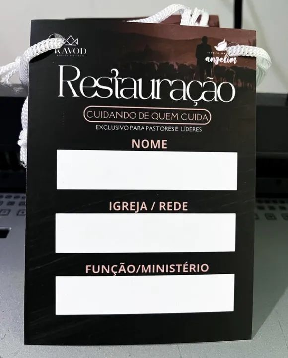 Crachás para eventos com cordão  - Foto 2