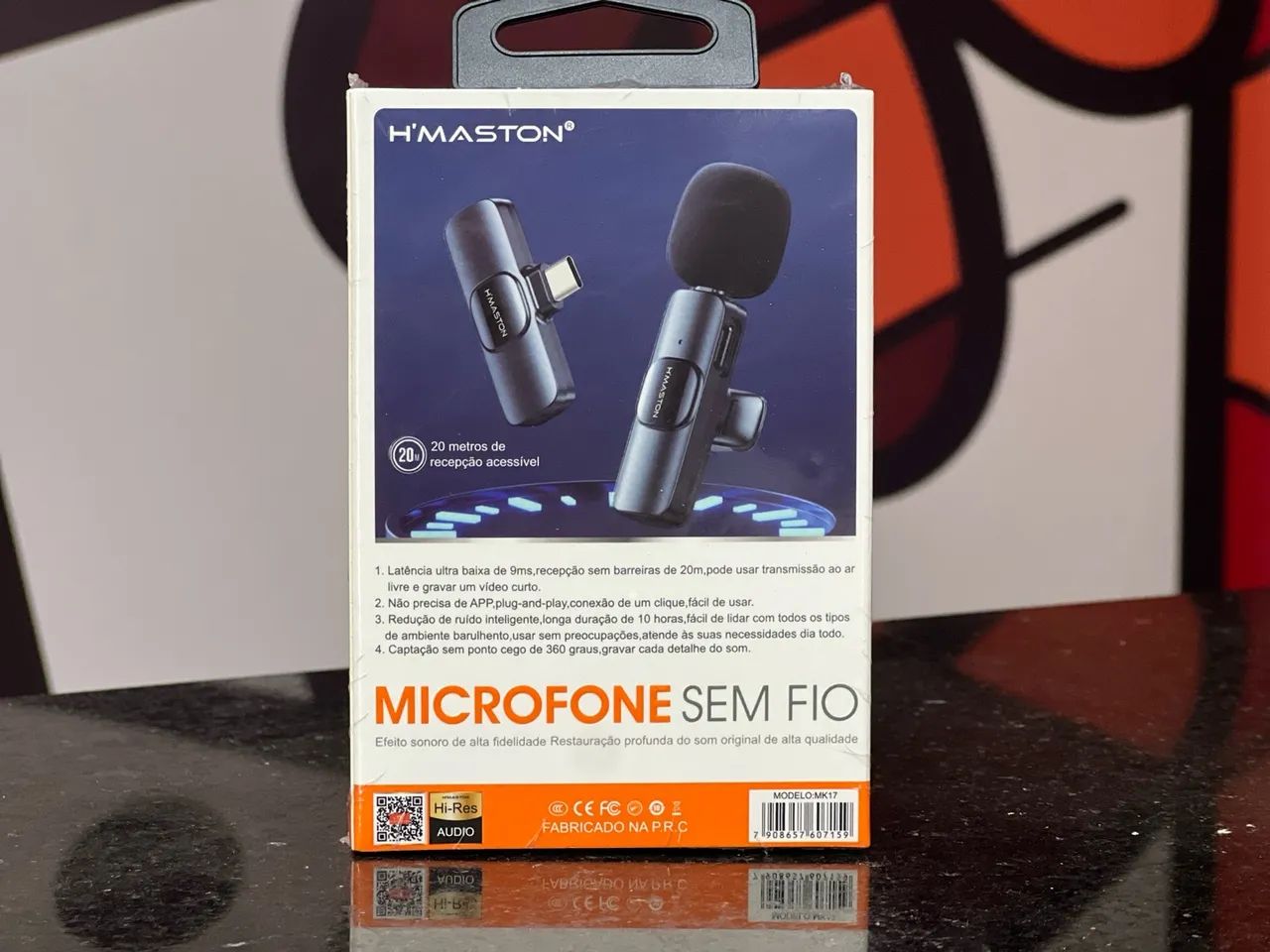 Microfone Celular Sem Fio - Android e IOS - Foto 4
