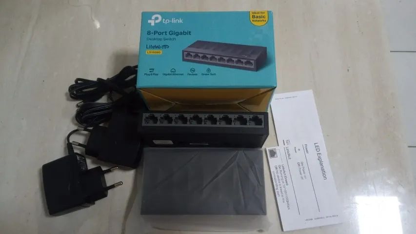 Switch 8 portas TP Link