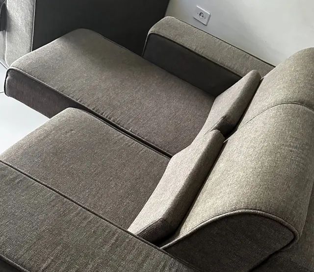 Sofá chaise 3 lugares em linho Sofás e Poltronas Imbiribeira, Recife 1306015460 OLX