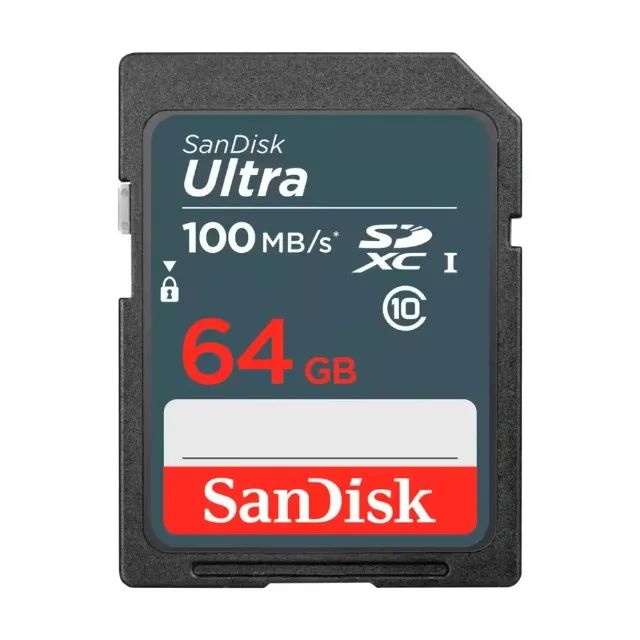 Cartão SDXC 64GB Sandisk Ultra UHS-I 100mb/s U1 Classe 10 - Loja Coimbra Computadores - Foto 2