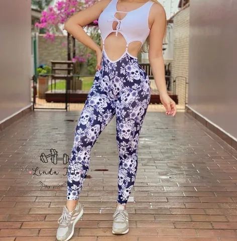 Macacão Anne Fitness - veste P e M