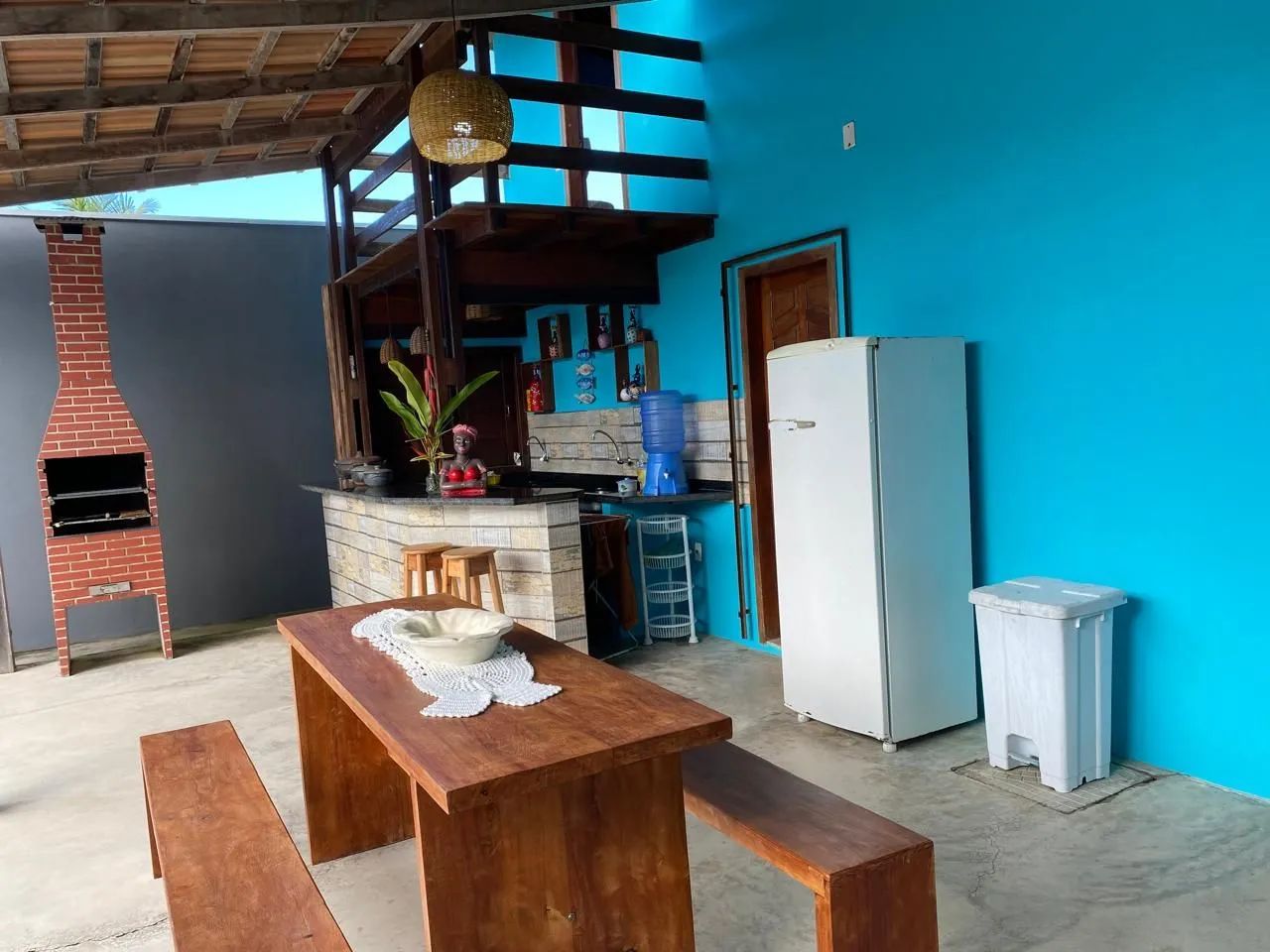 Pacote especial  p/Carnaval-Casa c/piscina, um quarto  c/ar condicionado, pé  na areia - Foto 5