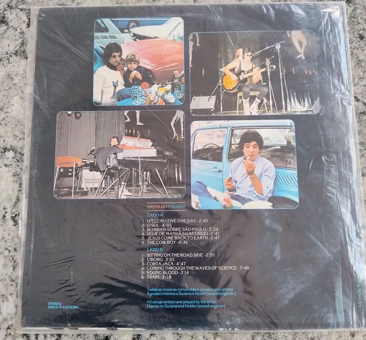 Disco de Vinil Arnaldo - Singin' Alone - Foto 2
