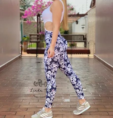 Macacão Anne Fitness - veste P e M - Foto 2