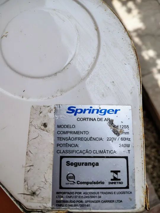 Cortina de Ar Springer F12S5 - 240W