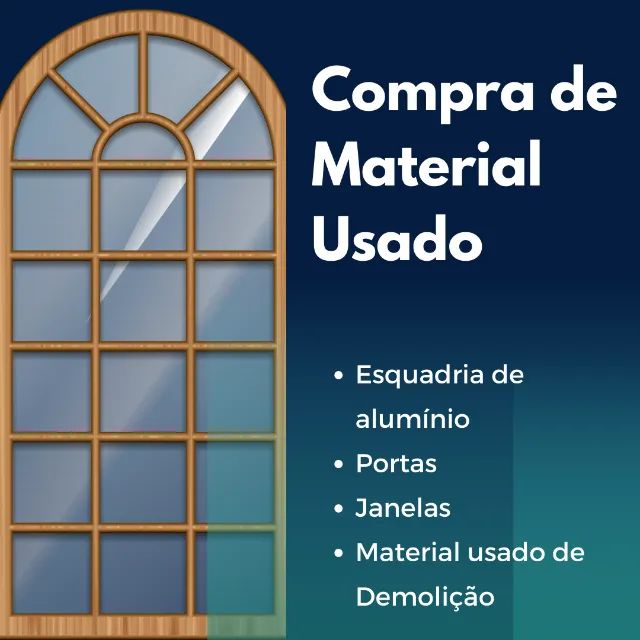 Compra de Materiais Usados e Serviços de Serralheria