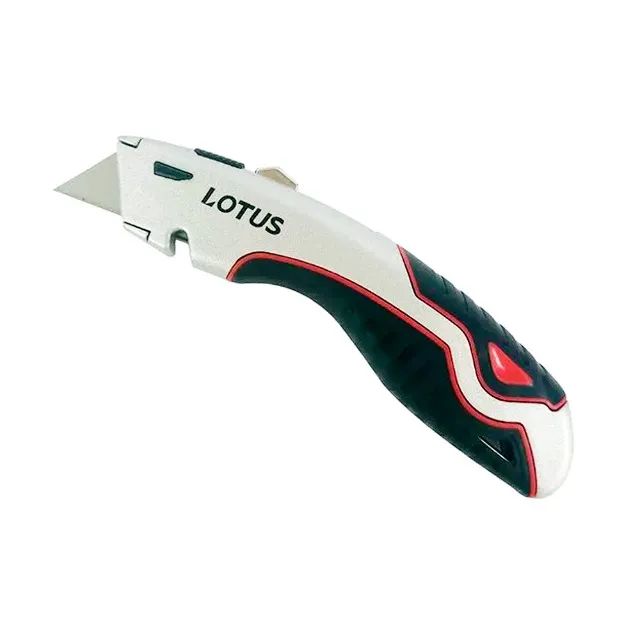 Estilete Trapezoidal Profissional em Liga de Alumínio 2 Lâminas Lotus 2345