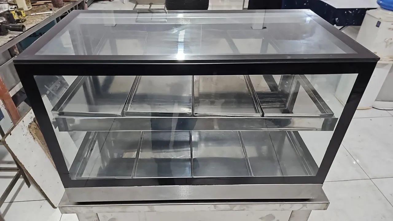 Estufa inox borda preta- sob medida  - Foto 3