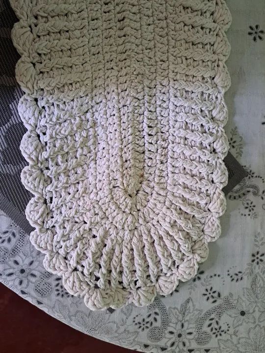 Caminho de mesa croche 