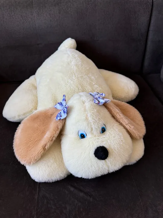 Cachorro de pelúcia grande 75 cm novo