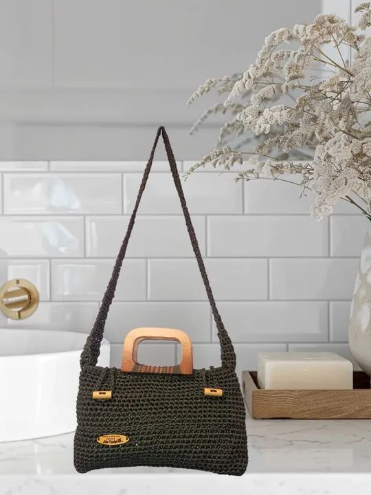 Bolsa Verde Oliva Crochê ? - Foto 2