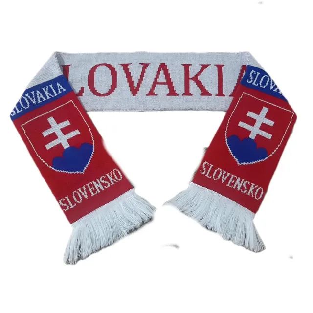 Cachecol Lá Eslovênia Slovensko Flamula País Colecionador Futebol  basquete  torcida  - Foto 4
