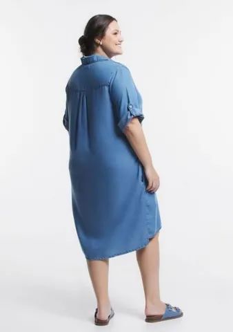 Vestido chemise jeans  - Foto 2