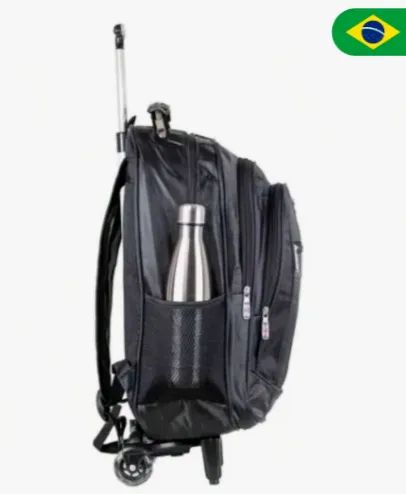 Mochila Unissex Com Carrinho para Viagem Cabo de Aço Reforçado Mochila Unissex Com Carrinho para Viagem Cabo de Aço Reforçado