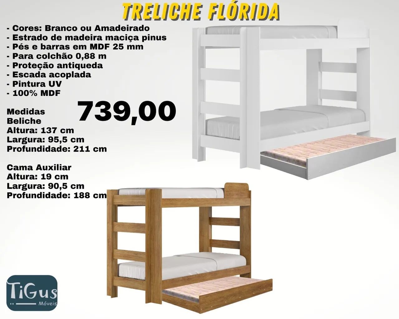 Treliche Flórida- ENTREGA HOJE!!