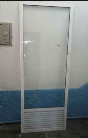 Porta Vidro Aluminio 1 Folha