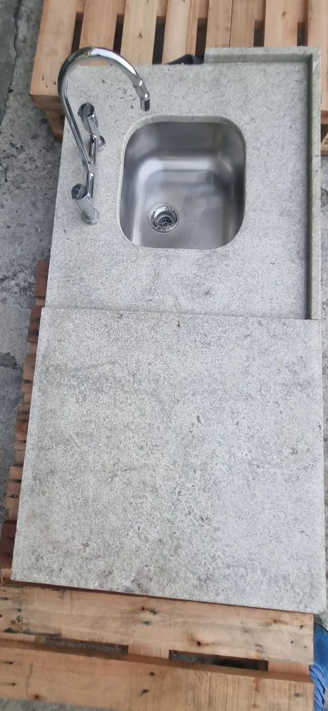 Pia cozinha completa  com torneira - Foto 5