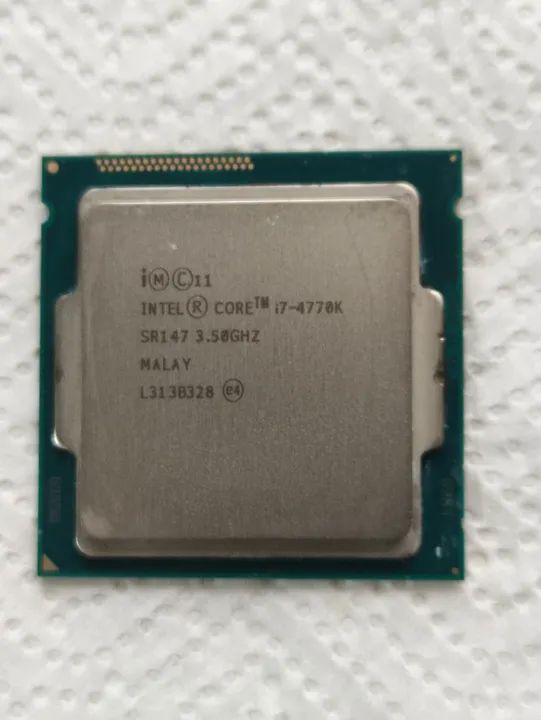 Processador Intel Core I7-4770k Usado Com Cooler Box Intel - Foto 4