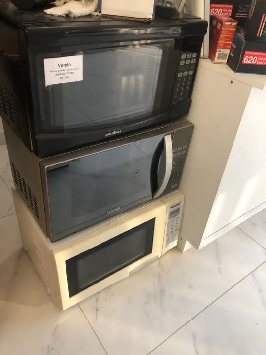Micro-ondas com garantia em loja, aceitamos o seu usado - Foto 4