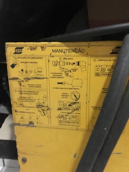 Máquina de Corte Plasma LPH 82 220/380/440 Volts - ESAB - Foto 3