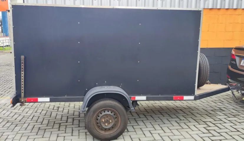 Carretinha Reboque R/Presidente Baú ACM - TOP (doc. em dia) - Foto 2