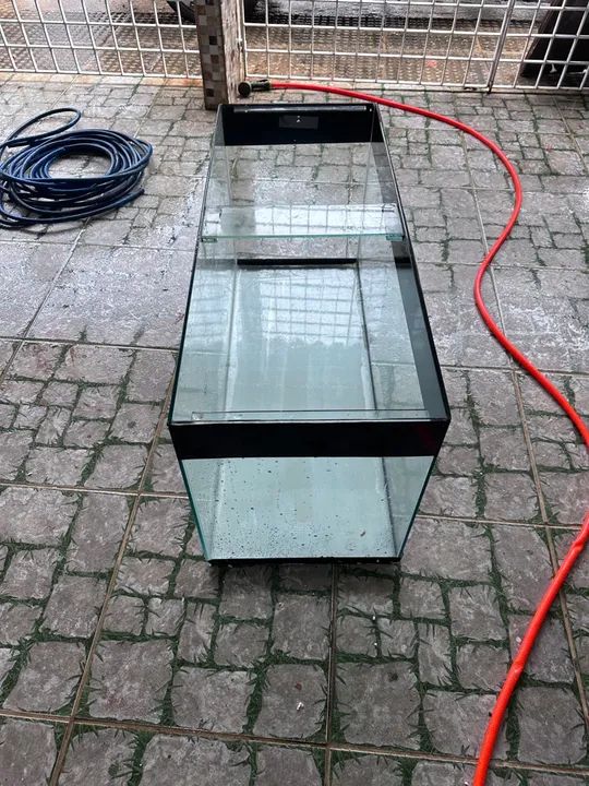 Aquário Aquaterrário Retangular Lapidado para Peixes - Foto 3