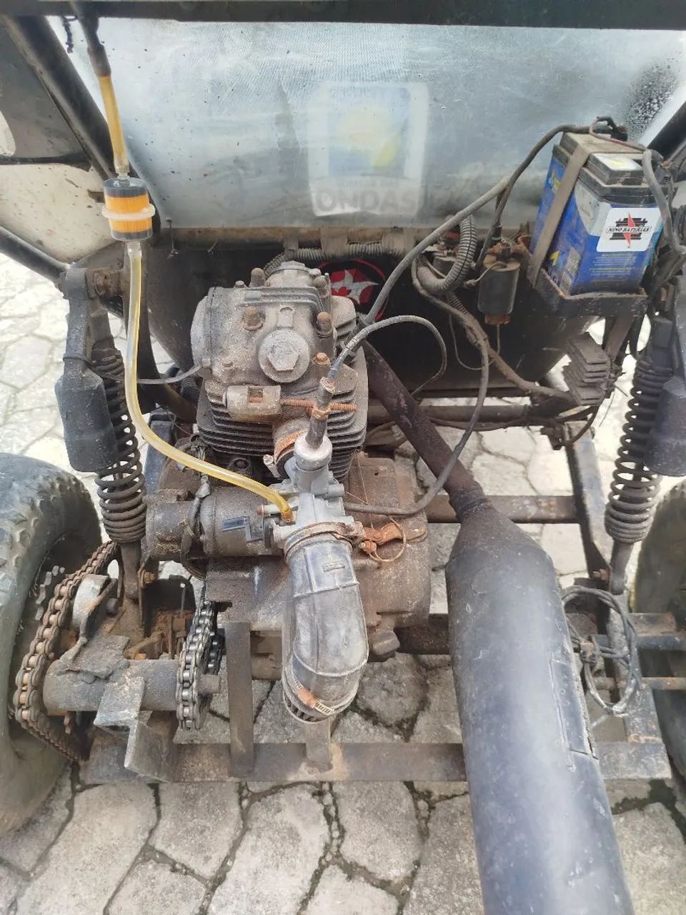 Mini Buggy Motor 200cc com marcha - Foto 4