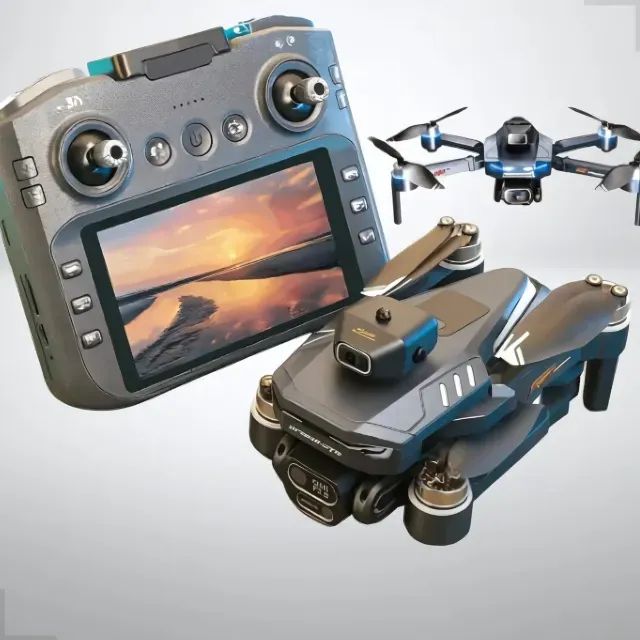 Drone Gt8 Câmera Hd  Controle Remoto Com Tela Integrada - Foto 3
