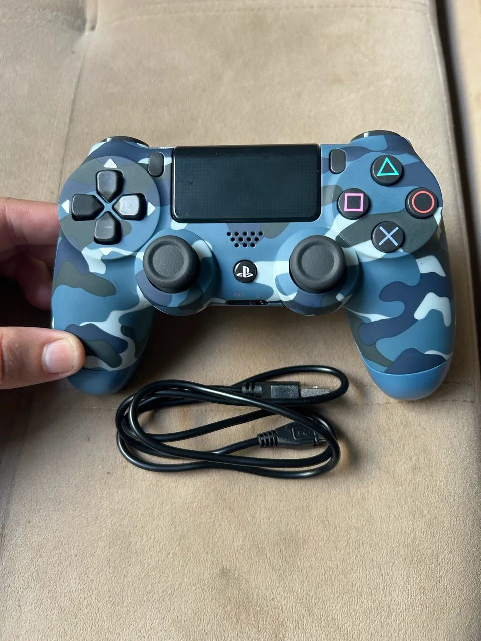 Camouflage Blue PS4 Controller64300201347843123