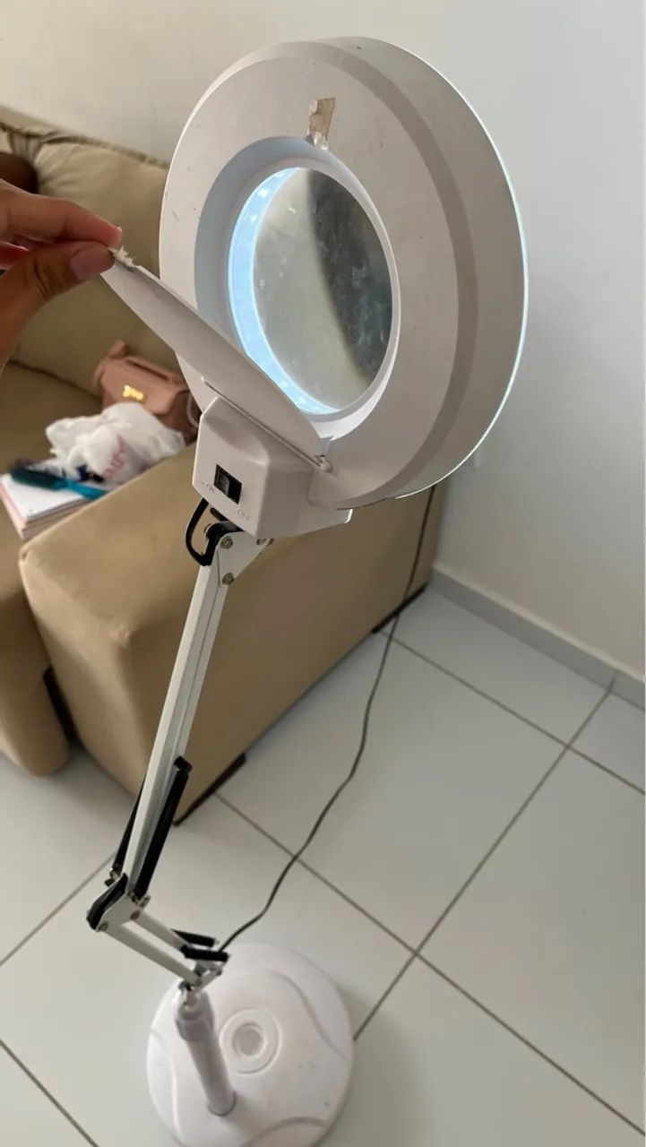 Lupa Luminária para estética, salão de beleza, sobrancelha, maquiagem  - Foto 2