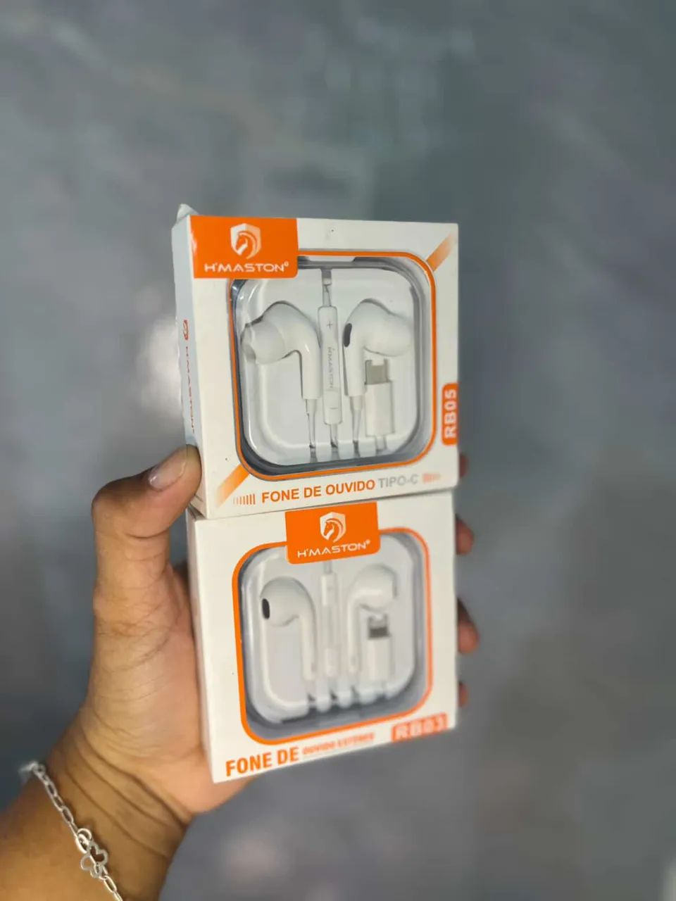 Fone de ouvido para iPhone e tipo C - 