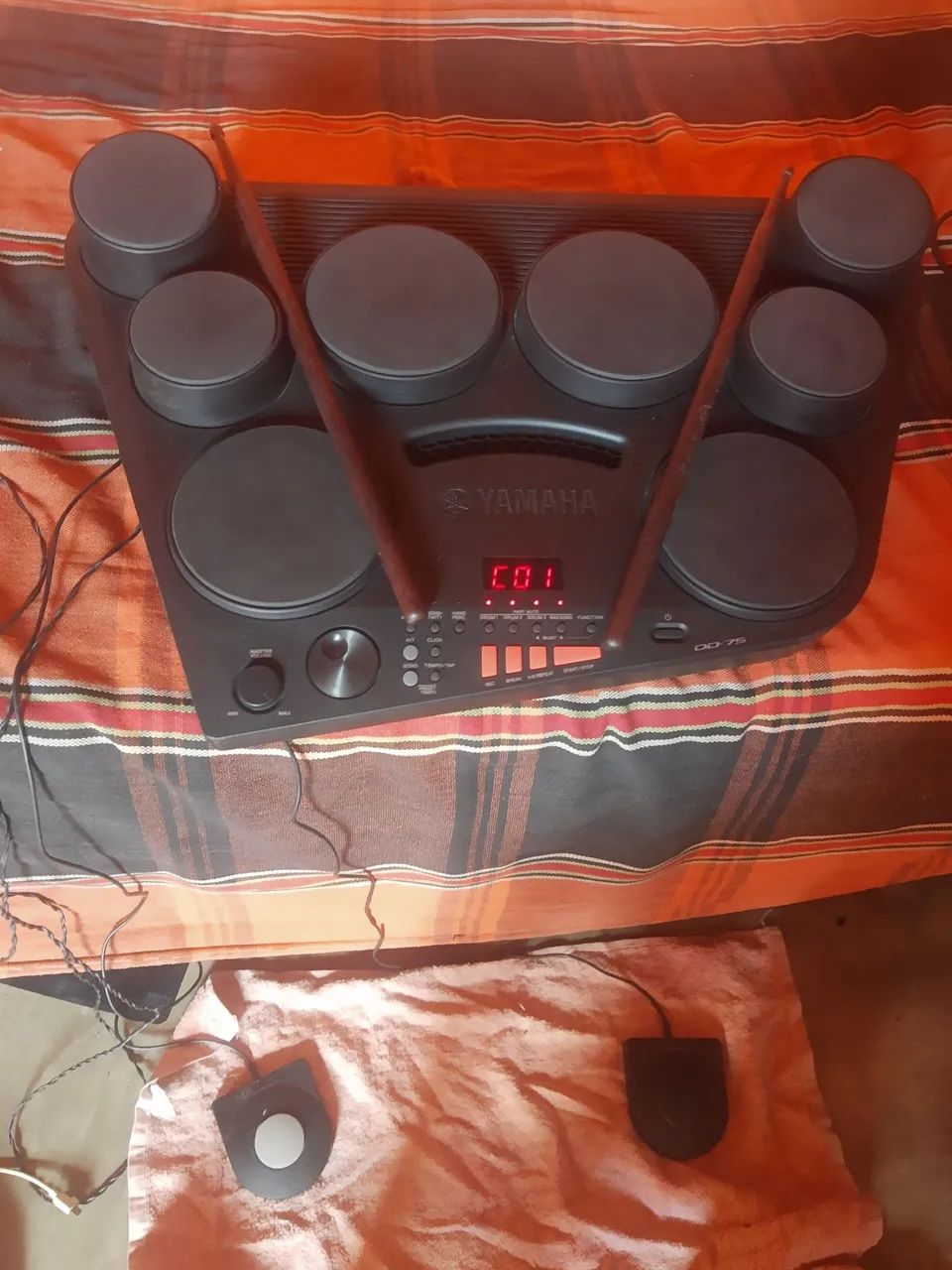Bateria Eletrônica Yamaha DD-75 - Foto 2