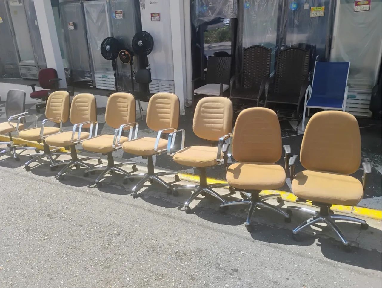 Cadeira para escritório semi presidente  - Foto 4