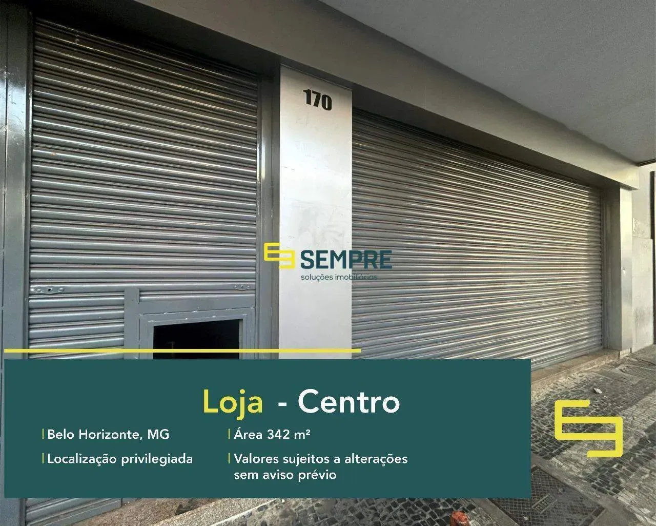 Loja para alugar no Centro de BH