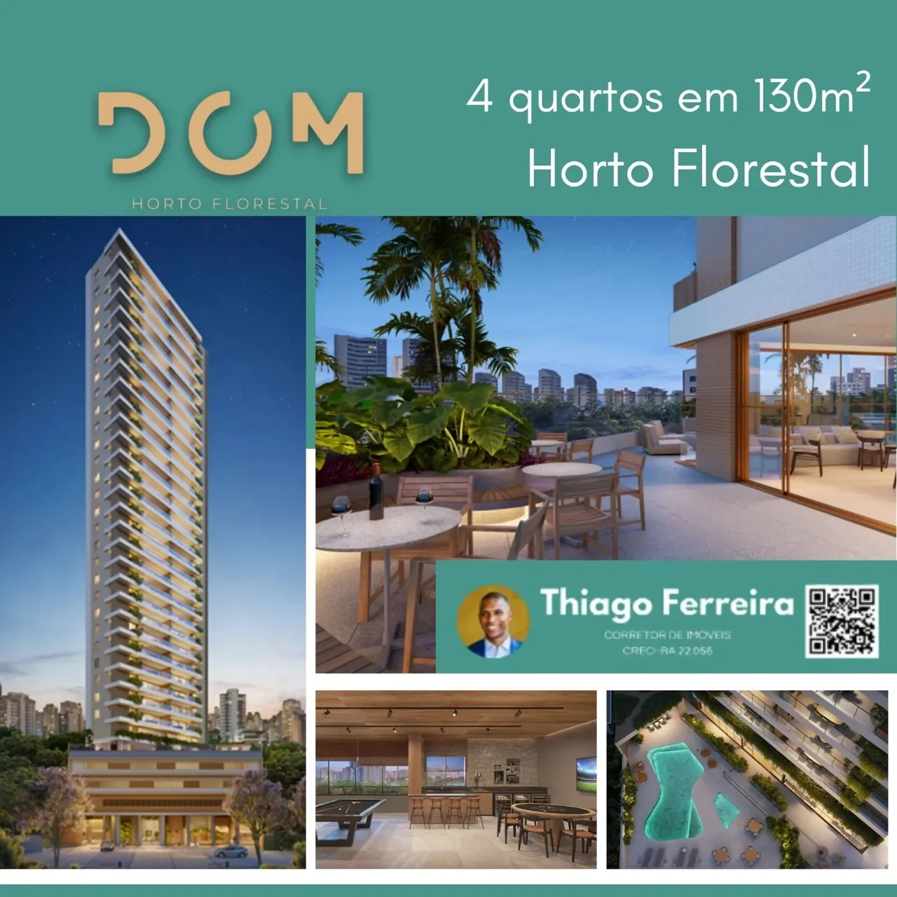 Dom Horto Florestal, 4 Quartos Sendo 2 Suítes, Em 130M² E 2 Vagas De Garagem. 9AVBEH