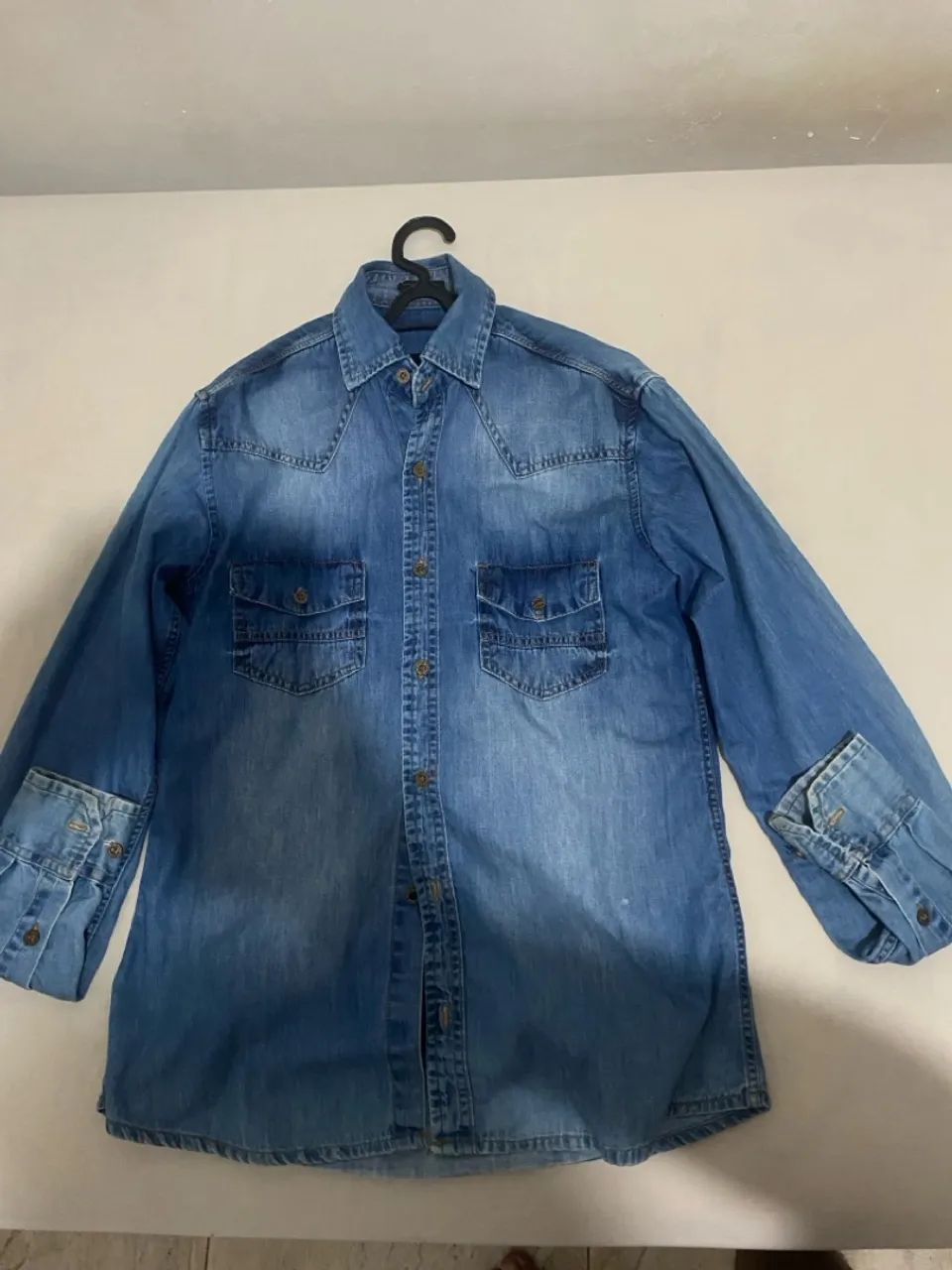 Camisa Jeans Masculina