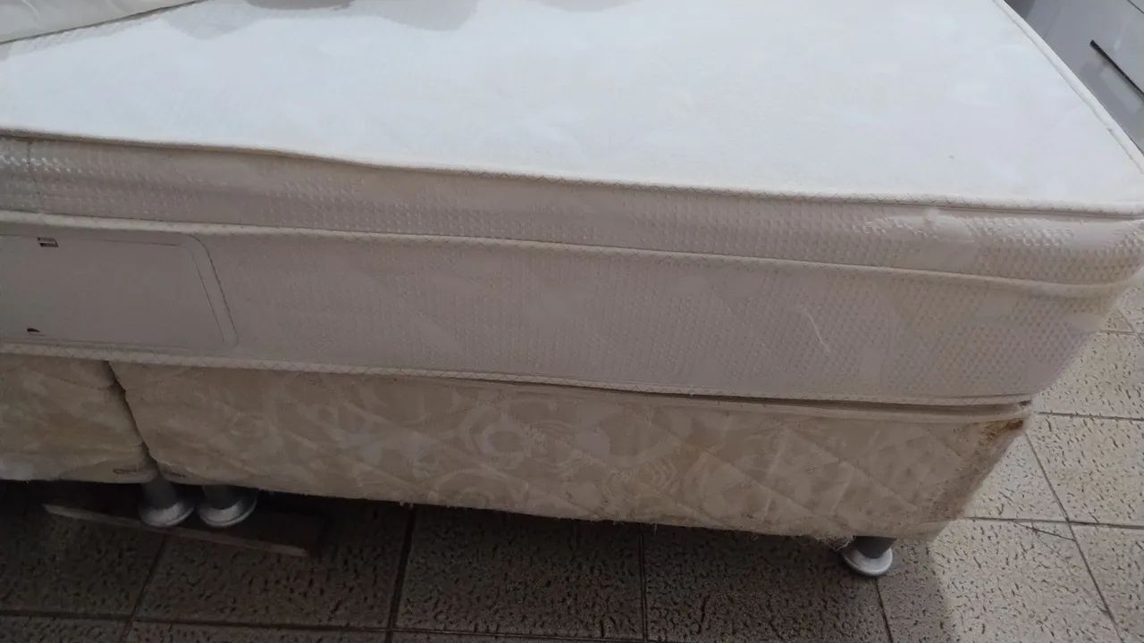 Cama Box  King Size com Colchão Ortopédico e magnético. - Foto 2